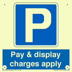 Pay & display charges apply